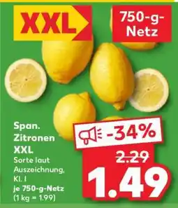 Kaufland Span. Zitronen XXL Angebot