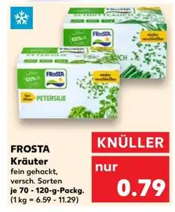 Kaufland FROSTA Kräuter Angebot