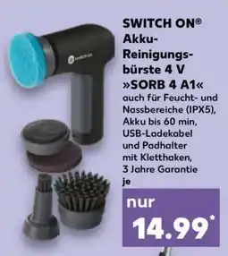 Kaufland SWITCH ON Akku-Reinigungsbürste 4 V SORB 4 A1 Angebot