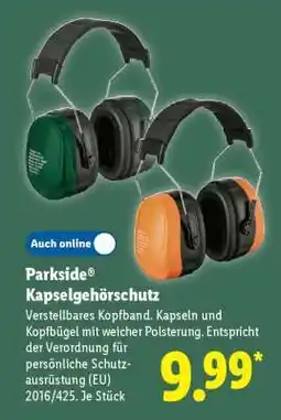 Lidl Parkside Kapselgehörschutz Angebot