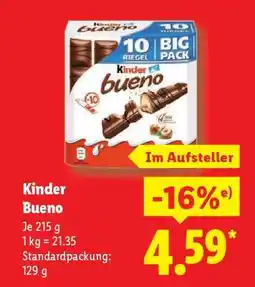 Lidl Kinder Bueno Angebot
