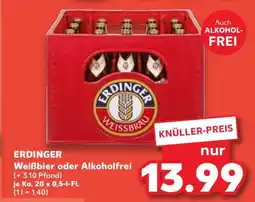 Kaufland ERDINGER Weißbier oder Alkoholfrei Angebot