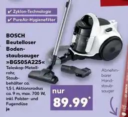Kaufland BOSCH Beutelloser Bodenstaubsauger BGS05A225 Angebot