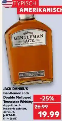 Kaufland JACK DANIEL'S Gentleman Jack Double Mellowed Tennessee Whiskey Angebot