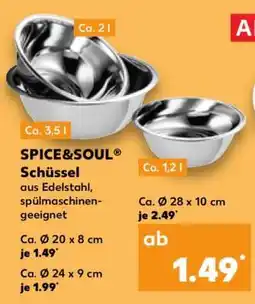 Kaufland SPICE&SOUL Schüssel Angebot