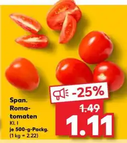 Kaufland Span. Romatomaten Angebot