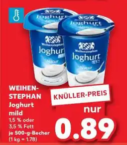 Kaufland WEIHEN- STEPHAN Joghurt mild Angebot