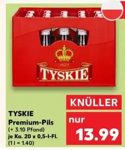Kaufland TYSKIE Premium-Pils Angebot