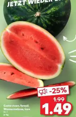 Kaufland Wassermelone, lose Angebot