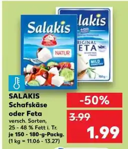 Kaufland SALAKIS Schafskäse oder Feta Angebot