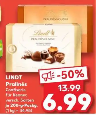 Kaufland Lindt Pralinés Angebot
