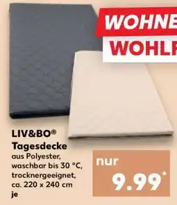 Kaufland LIV&BO Tagesdecke Angebot