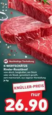 Kaufland K-WERTSCHÄTZE Rinder-Roastbeef Angebot