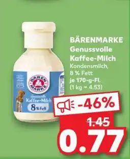 Kaufland Bärenmarke Genussvolle Kaffee-Milch Angebot