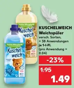 Kaufland KUSCHELWEICH Weichspüler Angebot