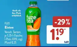 Aldi Süd Fuze Eistee Angebot