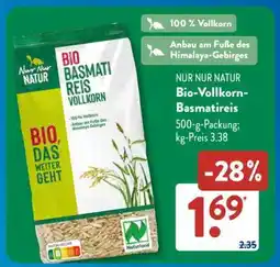 Aldi Süd Bio-Vollkorn-Basmatireis Angebot