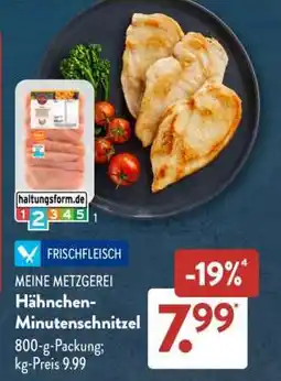Aldi Süd Hähnchen-Minutensteak Angebot