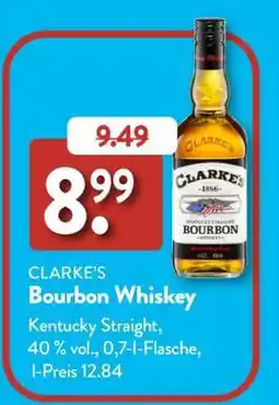 Aldi Süd CLARKE'S Bourbon Whiskey Angebot