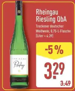 Aldi Nord Rheingau Riesling QbA Angebot