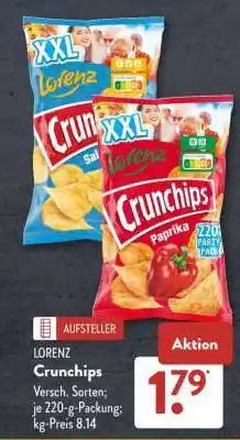 Aldi Süd LORENZ Crunchips Angebot
