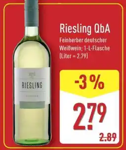 Aldi Nord Riesling QbA Angebot