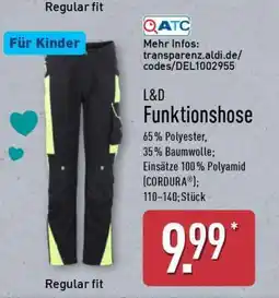 Aldi Nord L&D Funktionshose Angebot