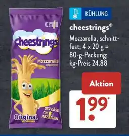 Aldi Süd Cheestrings Angebot