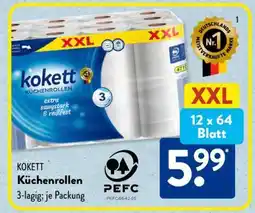 Aldi Süd KOKETT Küchenrollen Angebot