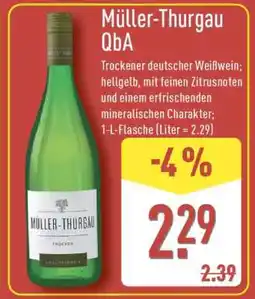 Aldi Nord Müller-Thurgau QbA Angebot
