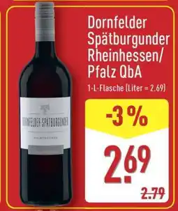 Aldi Nord Dornfelder Spätburgunder Rheinhessen/Pfalz QbA Angebot