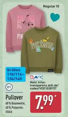 Aldi Nord Pullover Angebot