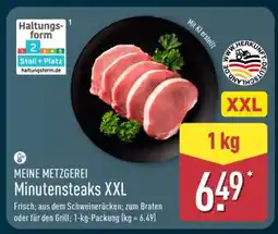 Aldi Nord MEINE METZGEREI Minutensteaks XXL Angebot