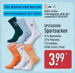 Aldi Nord UP2FASHION Sportsocken Angebot
