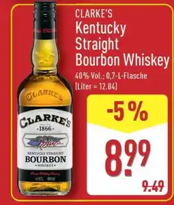 Aldi Nord CLARKE'S Kentucky Straight Bourbon Whiskey Angebot