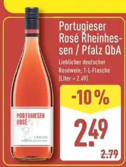 Aldi Nord Portugieser Rosé Rheinhessen/Pfalz QbA Angebot