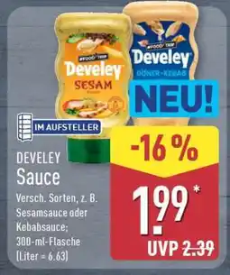 Aldi Nord DEVELEY Sauce Angebot