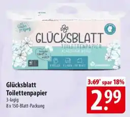 Famila Nord Ost Glücksblatt Toilettenpapier Angebot