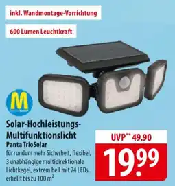 Famila Nord Ost Solar-Hochleistungs- Multifunktionslicht Panta Trio Solar Angebot