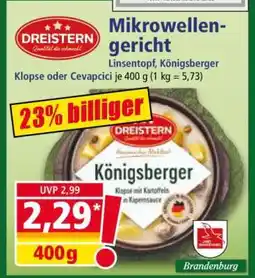 Norma Mikrowellen-Gericht Angebot