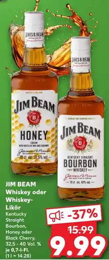 Kaufland Jim beam honey whiskey-likör Angebot