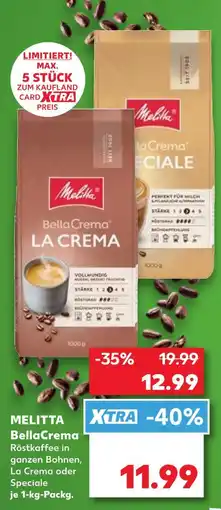 Kaufland Melitta bellacrema la crema Angebot