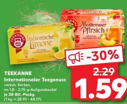 Kaufland Teekanne italienische limone Angebot
