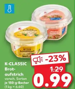 Kaufland K-classic brotaufstrich Angebot
