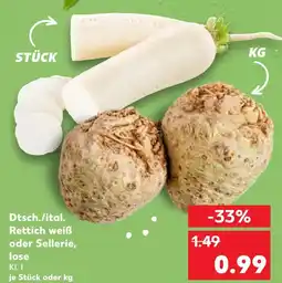 Kaufland Dtsch./ital. rettich weiß oder sellerie Angebot