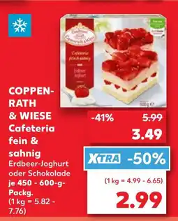 Kaufland Coppenrath & wiese cafeteria fein & sahnig erdbeer-joghurt Angebot