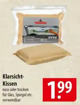 Famila Nord Ost NIGRIN Klarsicht- Kissen Angebot