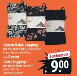 Famila Nord Ost Damen-Relax-Leggings oder Damen- Jeans-Leggings Angebot