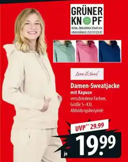 Famila Nord Ost Lena & Sund Damen-Sweatjacke mit Kapuze Angebot