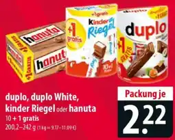 Famila Nord Ost duplo, duplo White, kinder Riegel oder hanuta Angebot